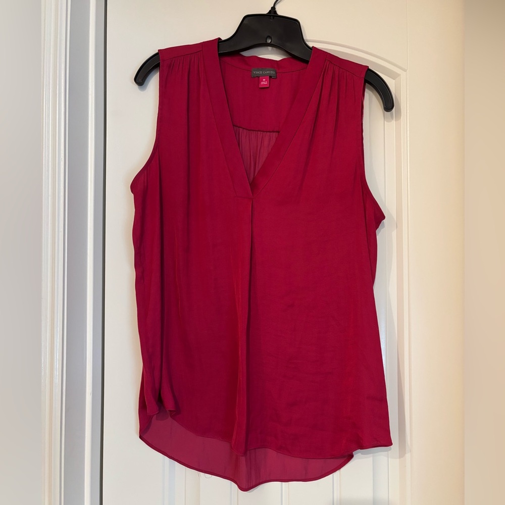 NWOT Vince Camuto Pink Sleeveless Blouse